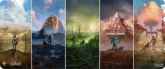 Universes Beyond: Fallout - Wasteland Basic Lands Medley 6ft Table Playmat